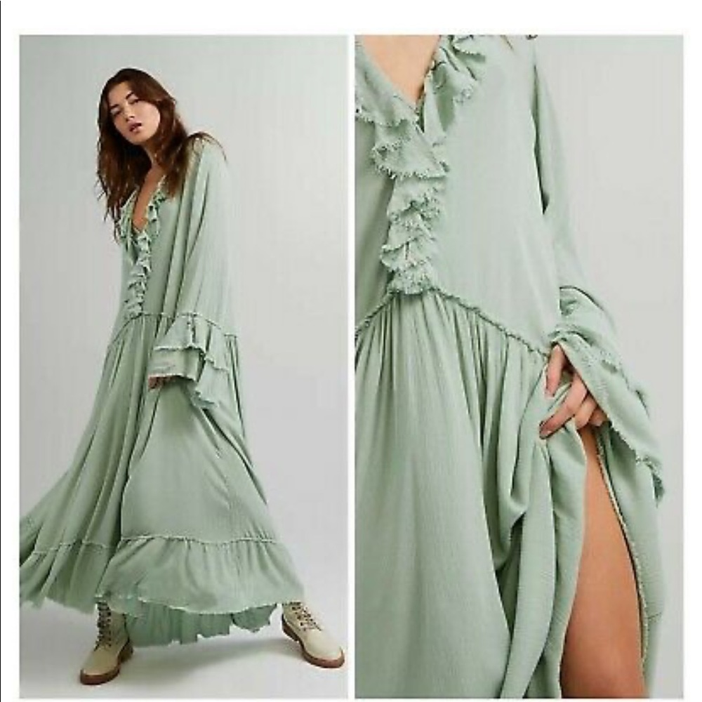NWT Free People Women's Sweet Darlin Maxi Dress M